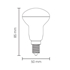 Picture of LED Bulb R50 E14 5w/6w~48w Equivalent
