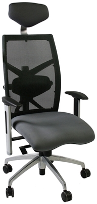 Picture of Office Chair Evelekt Exact 09280 Gray