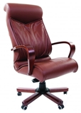 Show details for Office Chair Chairman 420 WD Leather Brown