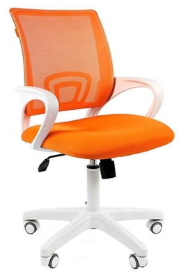 Picture of Office Chair Chairman 696 White TW-16 Orange