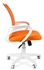 Picture of Office Chair Chairman 696 White TW-16 Orange