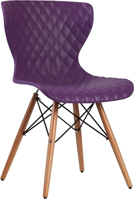 Picture of Home4you Office Chair Charles Purple 21024