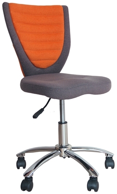 Picture of Office Chair Evelekt Poppy 38153 Grey / Orange