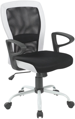 Picture of Home4you Office Chair Leno Black / White 27785