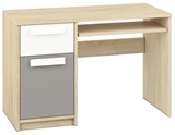 Show details for ML Meble Writing Desk Drop 14 Dark Grey