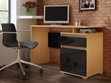 Show details for Office Desk Pro Meble Milano PKC 105 Beech/Black