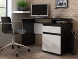 Show details for Office Desk Pro Meble Milano PKC 105 Black / White