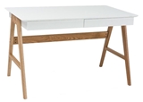 Show details for Single Meble Scandic Desk Oak / White