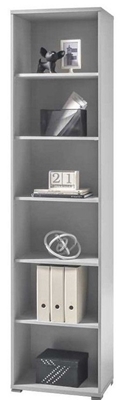 Picture of Black Red White Office Shelf Lux REG / 53/220 Grey 221x35cm