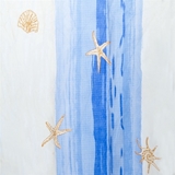 Show details for Curtain Gedy Stelle Marine, 240x200cm