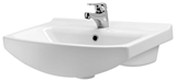 Show details for Sink Cersanit Cersania New 50x38,5cm, white