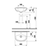 Picture of Sink Jika Zeta 15393 40x15,5x32cm, white