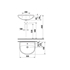 Picture of Sink Jika Lyra Plus 14382 55x45x19,5cm, white