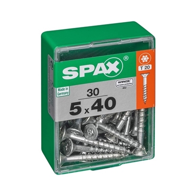 Picture of SCREW 5X40 WHITE ZN 30 PCS (SPAX)