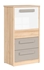 Picture of Black Red White Namek Chest Of Drawers White / Beech / Grey