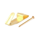 Show details for PAINTING HOOK 0/1 12X6 BRASS 10PCS