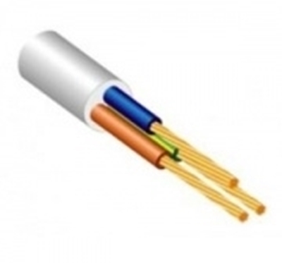 Picture of CABLE H03VV-F 3X0,5 (OMY) WHITE (50)