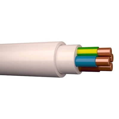 Picture of CABLE XYM-J / NYM 4X2.5 WHITE (100)