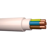 Show details for CABLE XYM-J / NYM 5X2.5 WHITE (100)
