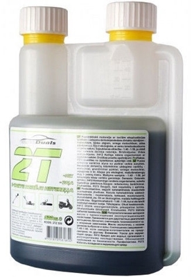 Picture of AutoDuals 2T-mix Semi-Synthetic Oil with Dosator Green 0.5l