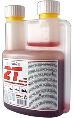 Picture of AutoDuals 2T-mix Semi-Synthetic Oil with Dosator Red 0.5l