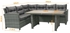 Picture of Home4you Pavia Corner Sofa And Table Set Dark Gray