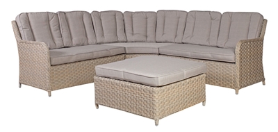 Picture of Home4you Pacific Sofa And Pouf Gray