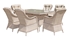 Picture of Home4you Eden Table And 6 Chairs Set Beige