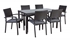 Picture of Home4you Basic-2 Table And 6 Chair Set Gray