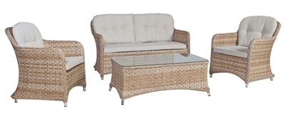 Picture of Home4you Darcy Garden Furniture Set Beige