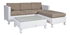 Picture of Home4you Queens Garden Furniture Set White
