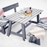 Picture of Folkland Timber Garden Set Riva Graphite