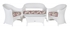 Picture of Home4you Whistler Garden Furniture Set White