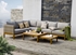 Picture of Homee4you Captain Garden Furniture Set Gray / Teak