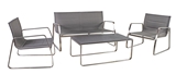 Show details for Home4you Beverly Garden Furniture Set Gray
