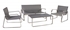 Picture of Home4you Beverly Garden Furniture Set Gray