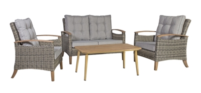 Picture of Home4you Prato Garden Furniture Set Brown / Gray