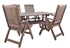 Picture of Folkland Timber Garden Set Lolland Graphite