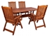 Picture of Folkland Timber Garden Set Lolland Brown