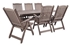 Picture of Folkland Timber Folding Garden Set Bavaria 6 Graphite