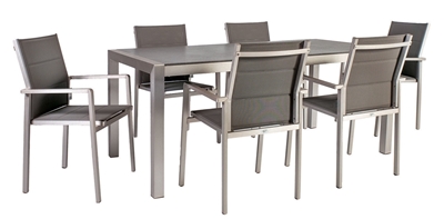 Picture of Home4you Cedric Table And 6 Chair Set Gray