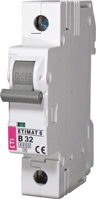 Picture of AUTOMATIC SWITCH ETI 1P 6KA C-16A E
