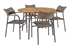Picture of Home4you Greenwood Table And 4 Chairs Set Gray