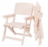 Picture of Folkland Timber Folding Garden Set Heini 2 White