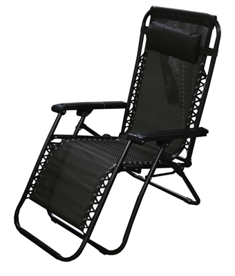 Picture of Besk Garden Chair Black / White