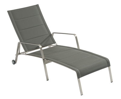 Picture of Home4you Beverly Deck Chair Gray