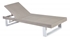 Picture of Home4you Bruno Lounger White / Gray