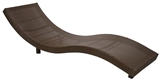 Show details for Home4You Deck Chair Wave Brown