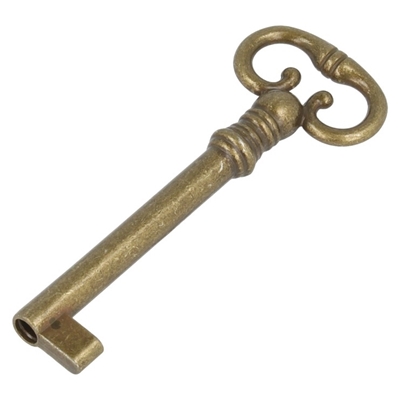 Picture of FURNITURE KEY LOCK 14.10.171-1 AGED BRASS
