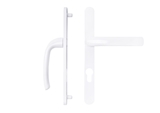 Show details for DOOR HANDLE 92MM B WHITE (BARCZ)